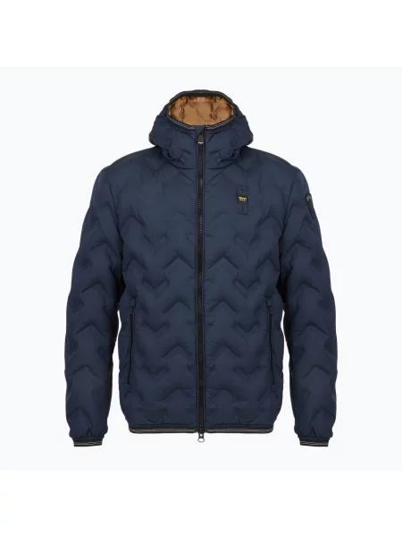 Мъжко яке Blauer USA Piery blue with tobacco inside синьо