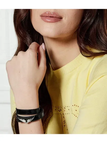 Brăţară Zadig&voltaire din piele negru