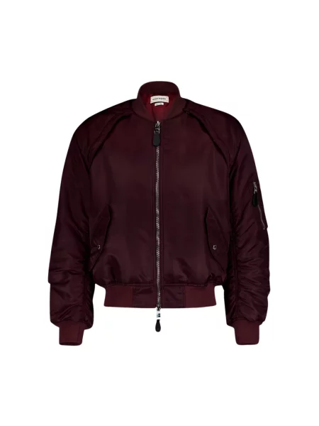 Kurtka bomber Alexander Mcqueen czerwony