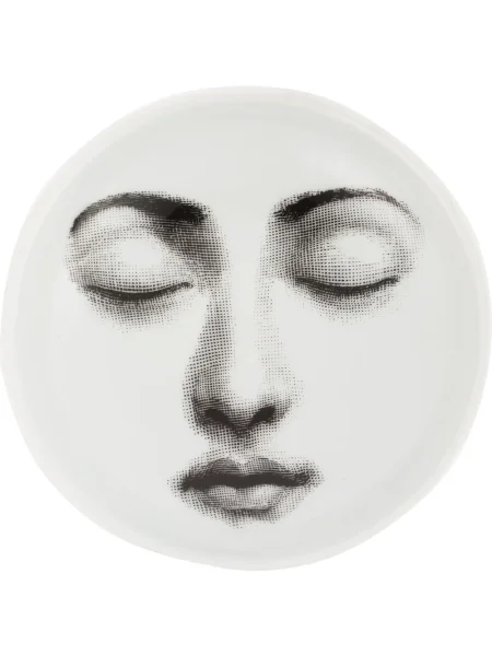 Top Fornasetti alb