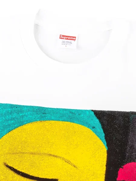 Tricou Supreme cu imagine alb