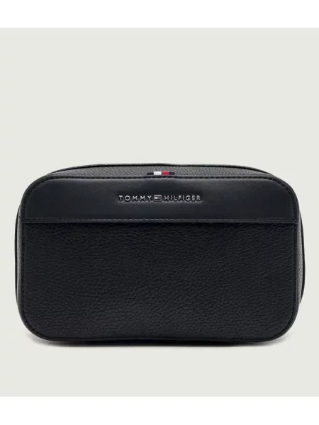 Tommy Hilfiger Smink táska Th Central Washbag fekete