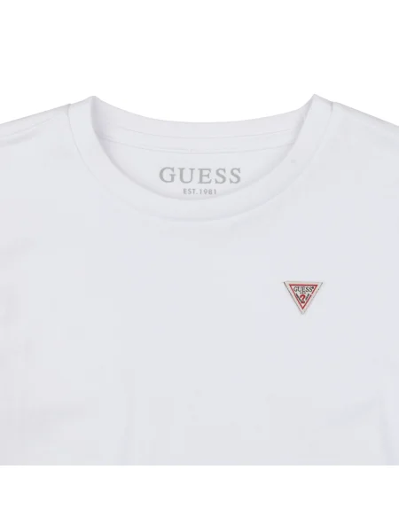 Tricou copii Guess alb