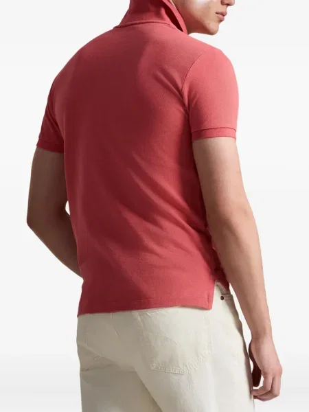 Шапка с козирки Polo Ralph Lauren бродирана на райета кепър синьо