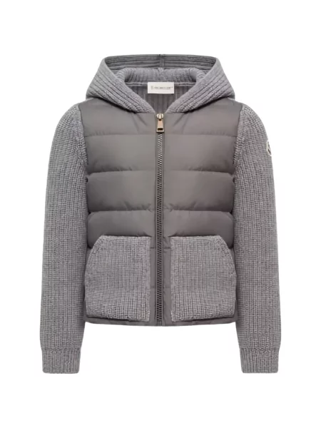 Kardigan dziecięcy Moncler Enfant szary