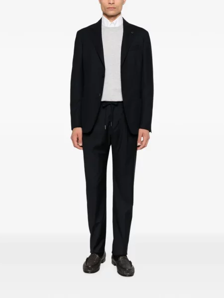 Pantaloni Tagliatore cu cordon albastru