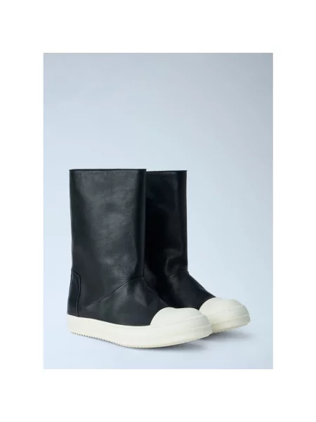 Botki Rick Owens skórzane czarne