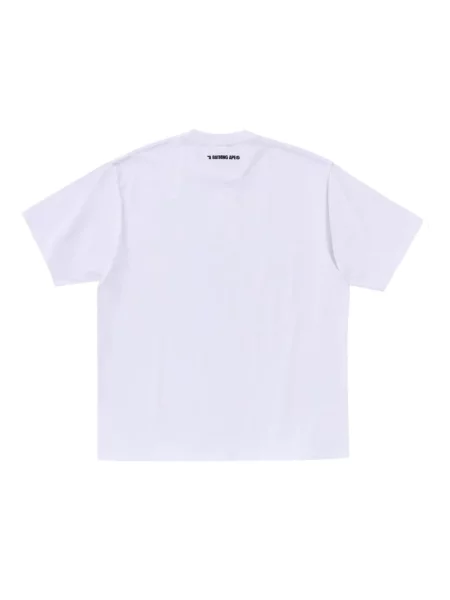 Tricou A Bathing Ape® cu imagine alb