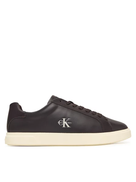Sneakers Calvin Klein Low Prof Cupsole Lth negru