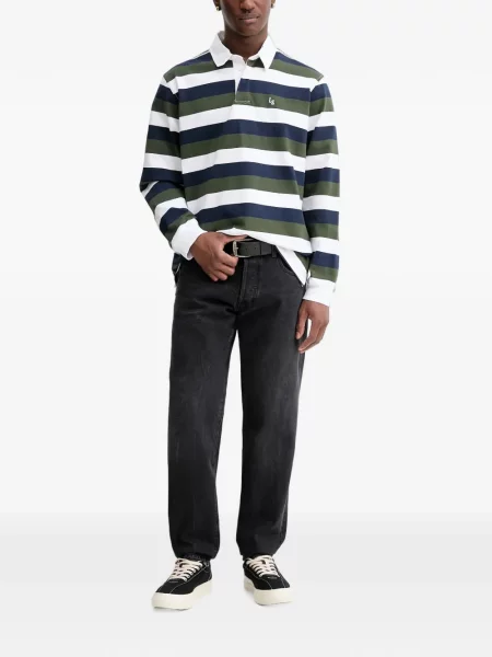 Scurt pantaloni scurți Levi's® cu broderie cu dungi alb