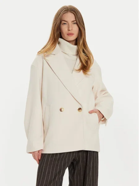 Gina Tricot Palton alb