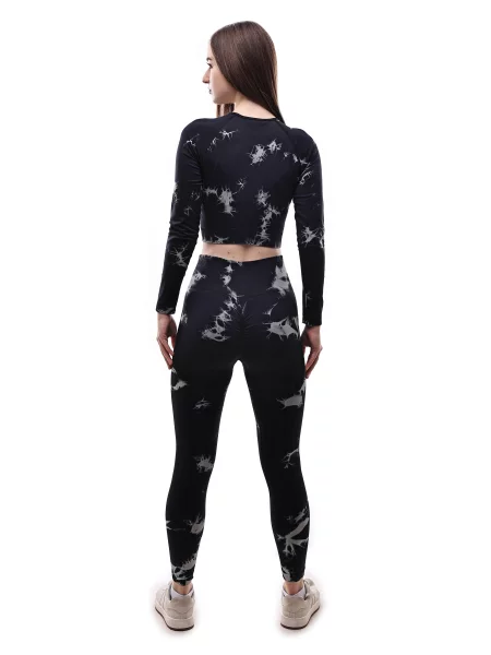 Спортивний костюм LUMO віскоза/поліестер чорний