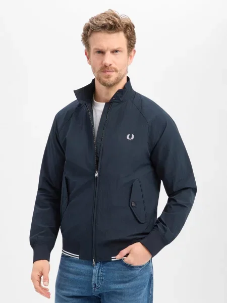 Fred Perry kurtka przejściowa Mężczyźni M niebieski
