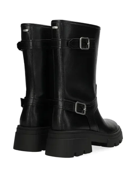 Botine Mexx cu platformă cu cataramă negru