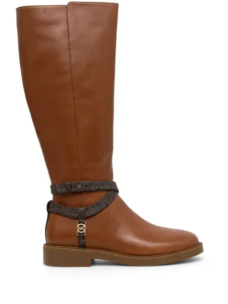 Szegecses leopárdmintás stretch fürdőruha Michael Michael Kors lila