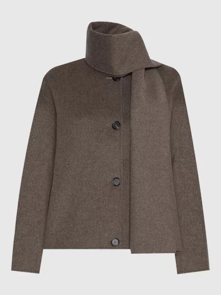 Шерстяная куртка Max Mara коричневая
