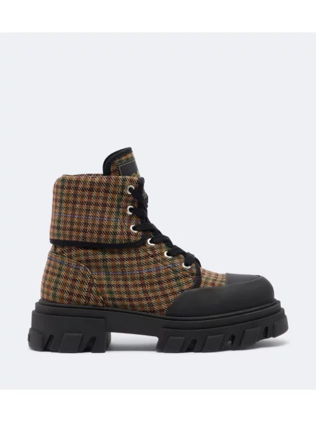 Botine Ganni în carouri