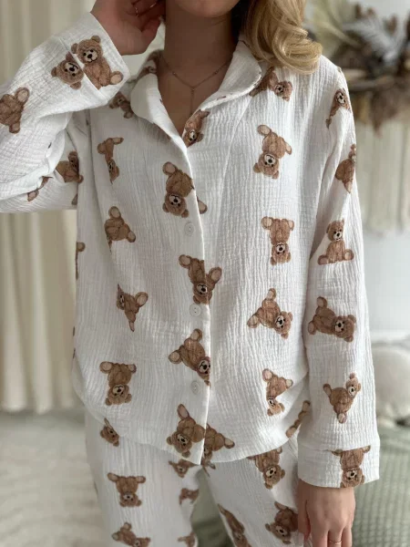 Пижама пижама Cosy белая