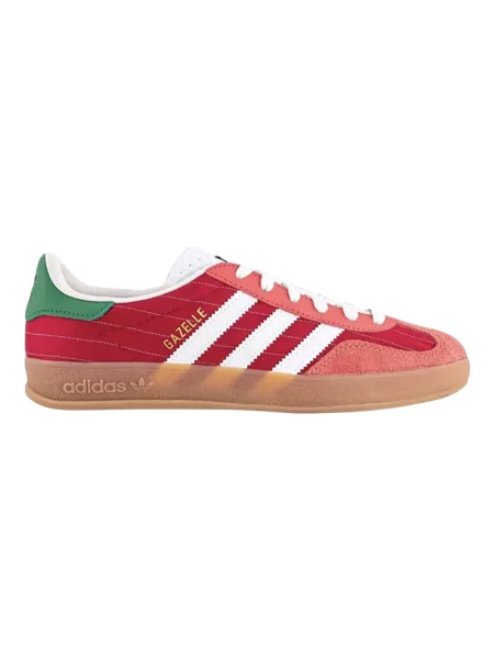 Sneakersy Adidas skórzane czerwone