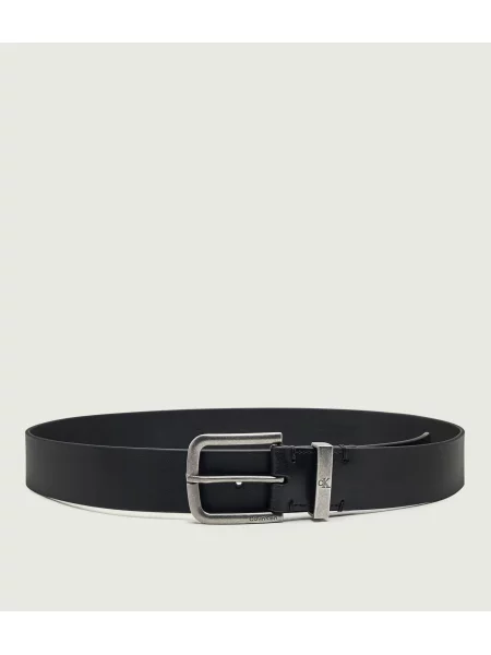 Curea Calvin Klein Seasonal Logo Tumbled Fixed negru