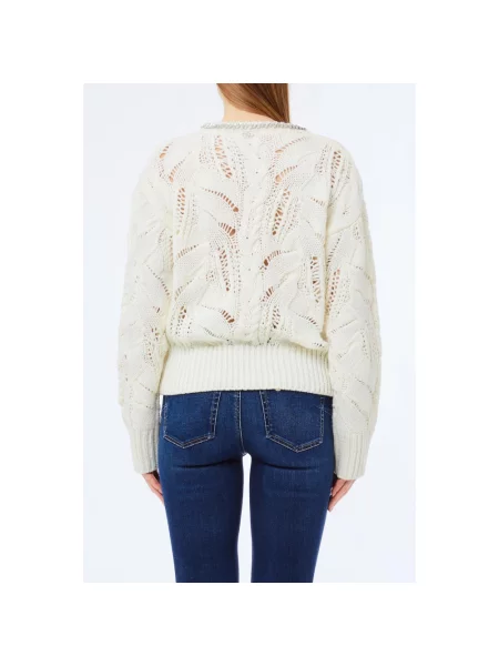 Sweter Liu Jo wełniany biały