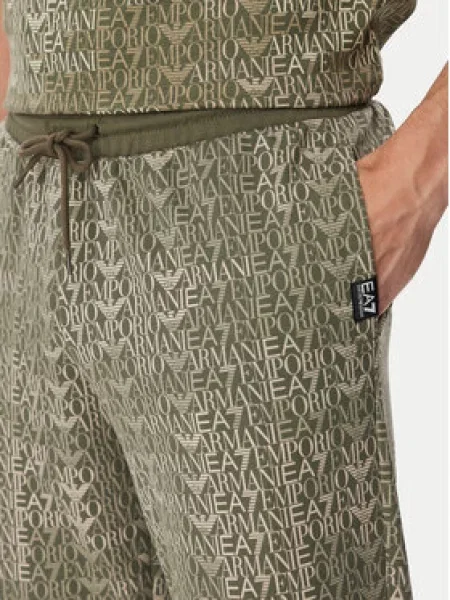 Teplákové kalhoty Emporio Armani zelené