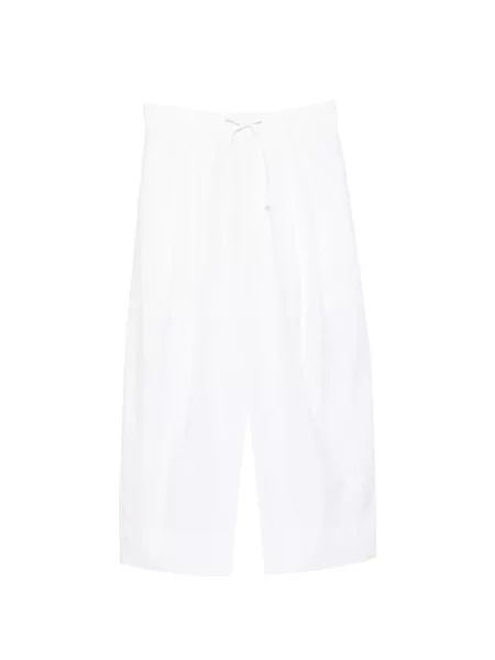 Pantaloni Less alb