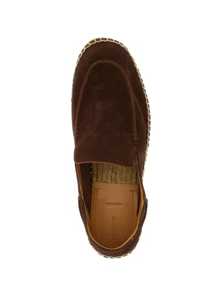 Espadrile Tom Ford din piele de căprioară maro