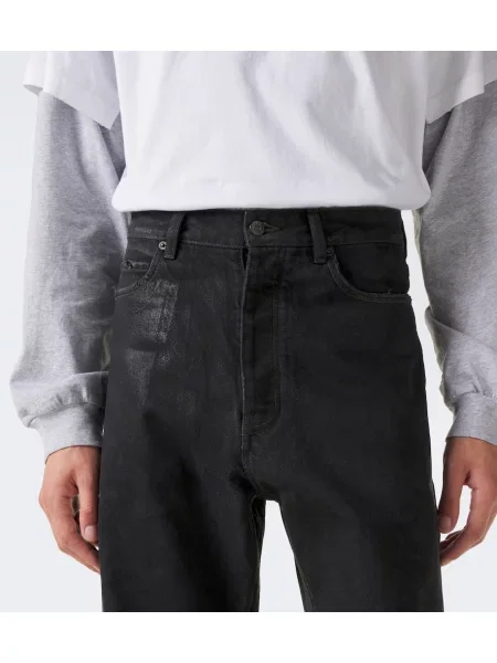 Blugi drepți Balenciaga negru