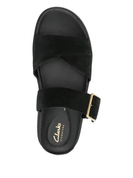 Sandale Clarks cu platformă negru