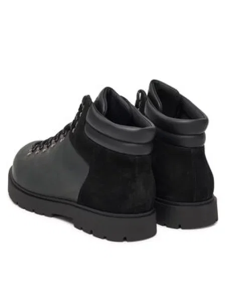 Vysoké kožené boty Birkenstock Jackson černá