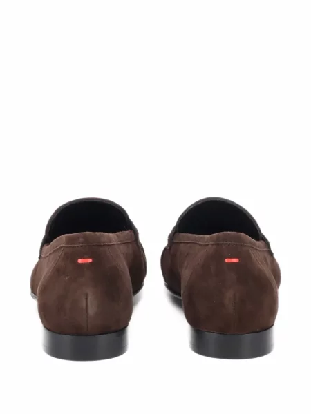 Pantofi loafer Aeyde din piele de căprioară maro