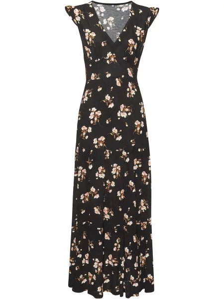 VIVANCE by LASCANA Rochie maro cappuccino / roz pudră / negru / lână alb