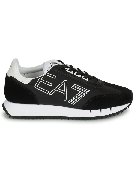 Pantofi Ea7 Emporio Armani retro alb