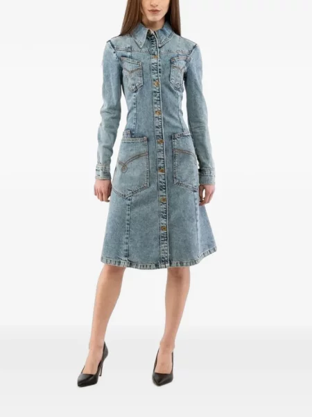 Lung rochie Moschino albastru