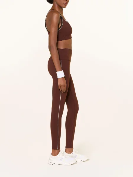 Varley Legginsy Freesoft Piped braun białe