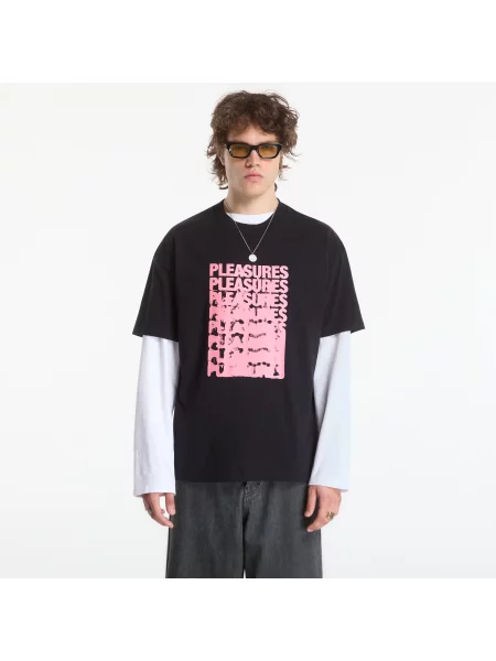 Tricou PLEASURES Immolate T-Shirt Black XL negru