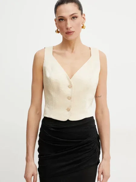 Елек Guess CAMILLE с едно копче бежово