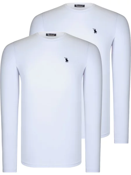 Тениска с дълъг ръкав Dewberry бяло