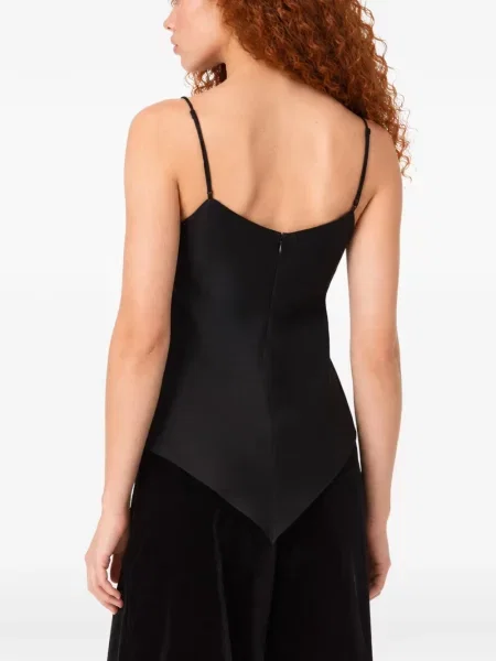 Top Stella Mccartney din satin negru