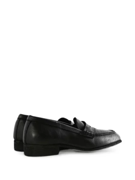 Pantofi loafer Guidi din piele negru