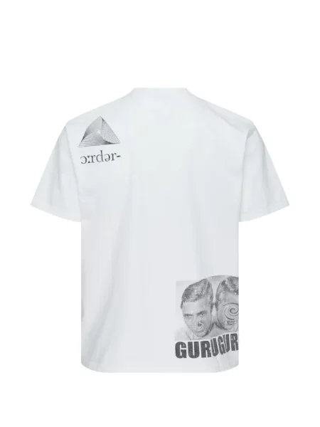 Tricou Undercover cu imagine alb