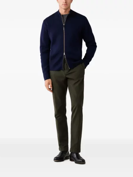 Cardigan Hackett London de lână albastru