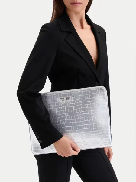 Nine West Бизнес чанта CEO-OFFICE Сребрист