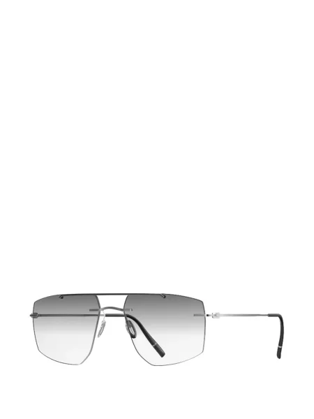 Ochelari de soare Silhouette cu imprimeu geometric
