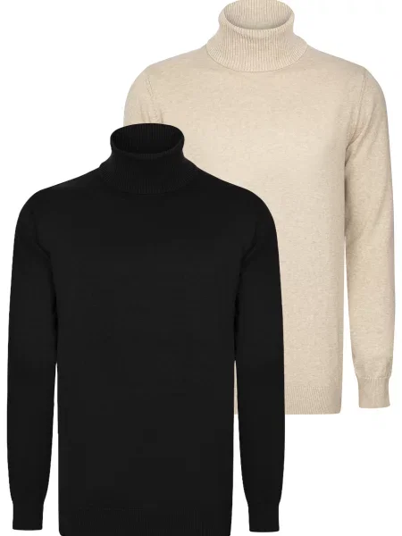 Felix Hardy Pulover bej negru