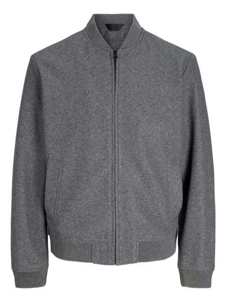 JACK & JONES Přechodná bunda JJEJAMES melír šedý