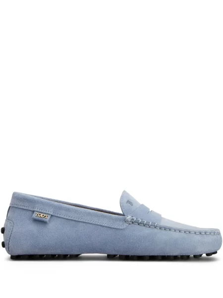 Kožené loafers Tod's modré