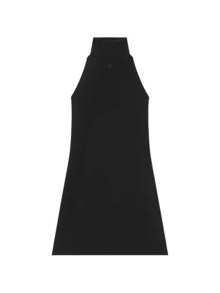 Mini šaty Courreges čierna