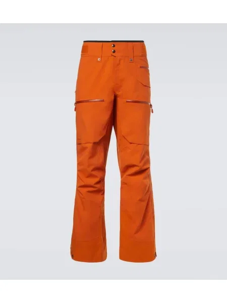 Športne hlače Norrøna oranžna